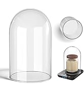 Large Glass Dome for MENGBEI Sourdough Starter Warmer, Warming Heating Pad Cover Sour Dough Start...