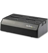 StarTech.com 4-Bay USB 3.1 to SATA Hard Drive Docking Station, 10Gbps USB Hard Drive Dock, Extern...