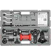 ARES 12125 – Master Slide Hammer Puller Set – 10-Way Slide Hammer Puller Set Includes 3-Piece Rea...