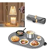 seenlast Candle Warmer Lamp with Timer Dimmer Adjustable Height,10S Fast Heating Silicone Food Wa...