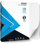 SINOPUREN Thermal Laminating Pouches for Laminator, 5Mil Thickness, Letter Size Sheet 8.9×11.4inc...