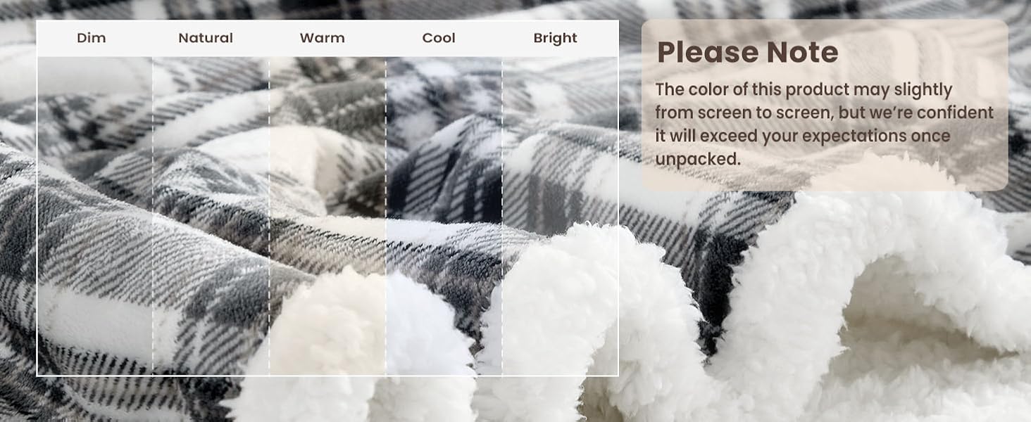 plaid heated blanket2