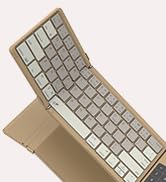 Nillkin Foldable Travel Keyboard with Touchpad &amp; Number Pad, Bluetooth Wireless Portable Folding ...