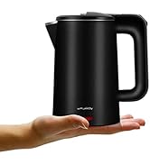 0.8L Electric Kettle Stainless Steel, 800 Watts Small Electric Kettle Fast Boil Auto Shut-off, Po...