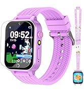 Kids Smart Watch for Girls Age 5-12, Kids Watch with 26 Games,Camera Music Player Pedometer Habit...