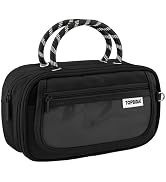 TOPBIDAI Large Pencil Case Pouch School Supplies for Girls Boy Women Men Adults, Big Pencil Bag w...