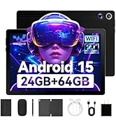 Latest 2026 Upgraded Android Tablet 10.1 Inch with IPS HD Touch Screen, Dual Camera, 64GB Storage...