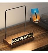 KORRTFID Now Playing Vinyl Record Stand , Light Up Album Display Holder , Vinyl Record Display , ...