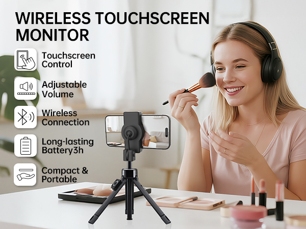 selfie monitor screen iphone