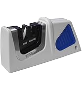 AccuSharp Compact Pull-Through 2-Stage Knife Sharpener, Repairs &amp; Restores Kitchen Knives, Huntin...