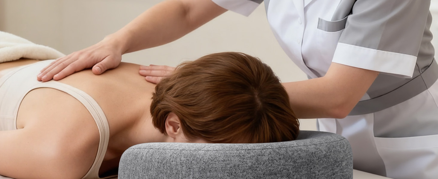 A-Pce Face Down Pillow Massage Headrest for Bed