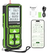 Huepar Laser Distance Measure 200Ft. Digital Rechargeable Laser Measuring Tool with Bluetooth -Ph...