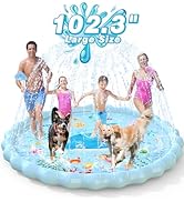 EPN Splash Pad, Extra Large Sprinkler Play Mat Fun for Kids, Thicker Summer Outdoor Water Toys To...