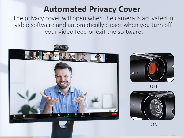 Shows the status of camera privacy change on and off