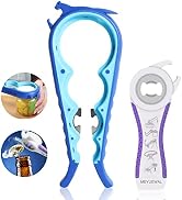 Latest Jar Opener Bottle Opener for Weak Hands, 6 in 1 Multi Function Can Opener Bottle Opener Ki...