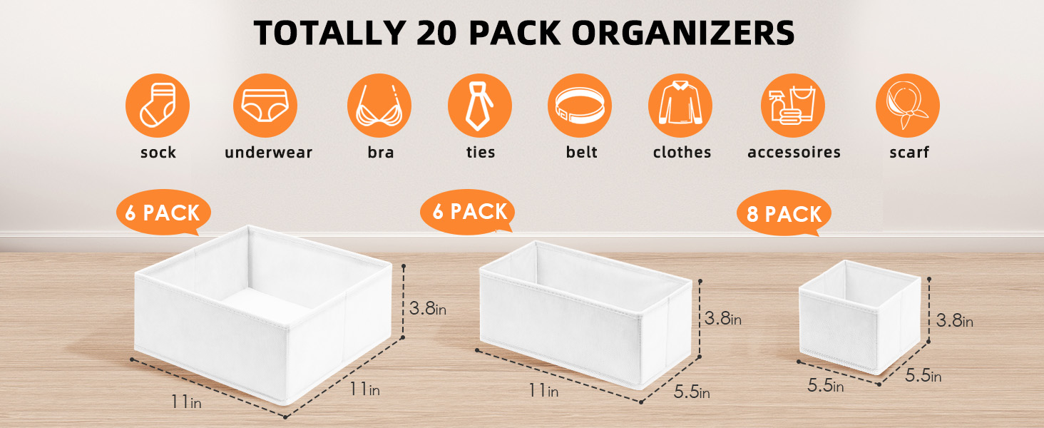 dress drawer organizers