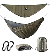AYAMAYA Single &amp; Double Hammock Underquilt Full Length Big Size Under Quilts for Hammocks, Campin...