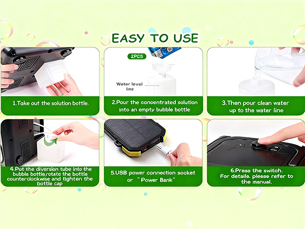 portable bubble machine