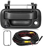 EWAY Tailgate Handle Rear Backup Camera for 2004-2016 Ford F150 F250 F350 F450 F550 Super Duty Ex...