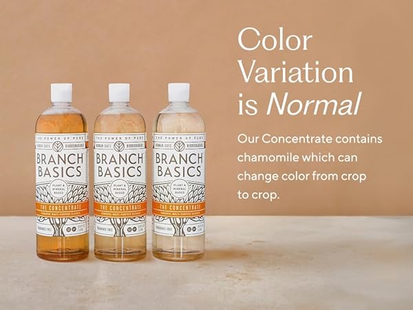Color Variation in ouir formula is normal and Natural. Chamomile can change color over time