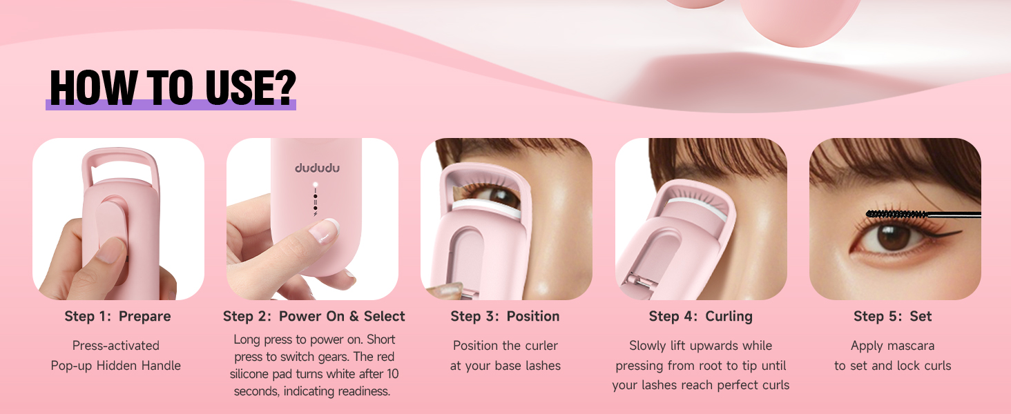heated lash curler
