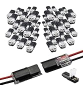 Two-Wire Connector with Locking Buckle, Double-Wire Plug-in Connector with Locking Buckle, 2 Pin ...