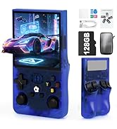 Rhesusco R36MAX Retro Video Game Console - Support 22000+Classic Games,128G TF Card,Portable Cons...