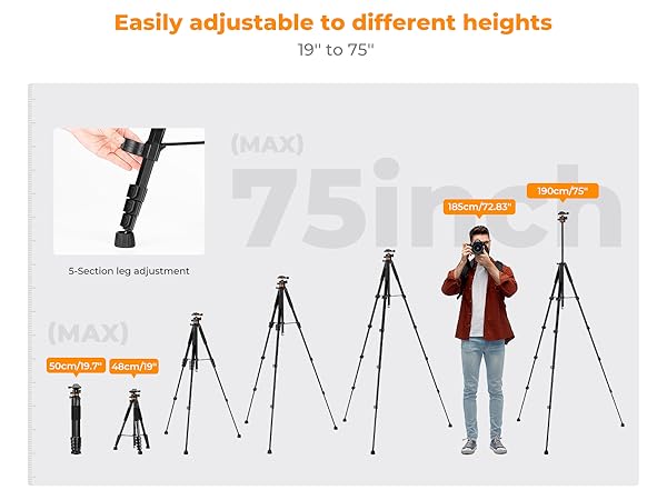 K&amp;F Concept Camera Cellphone Tripod