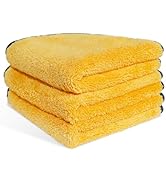 MRD'S HOME Premium Microfiber Towels,16inch*14inch-420GSM Microfiber Cleaning Cloth Car Drying To...