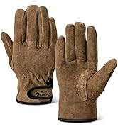 ONETIGRIS Welding Gloves,Fireproof Leather Work Gloves for Men/Women - Forge, BBQ, Camping, Wood ...