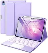 Harvopu Compatible with iPad Air 11 Inch &amp; Air 5th/Air 4th Generation Case with Keyboard - Multi-...