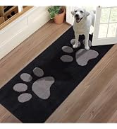 Oiilores Door Mat Indoor 31.5" x 70", Washable Runner Rug Super Absorbent, Low-Profile Entryway R...