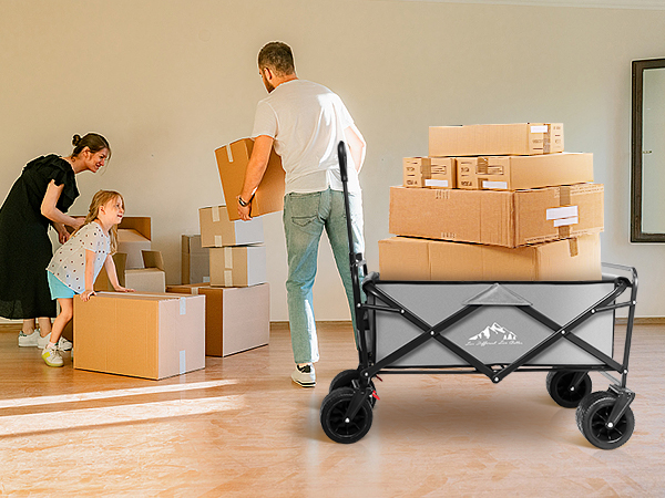 foldable wagon with big wheel