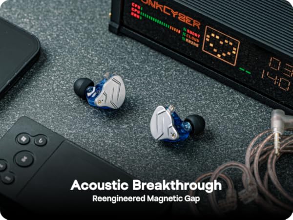 Linsoul KZ ZSN Pro Dual Driver 1BA+1DD Hybrid Metal Earphones HiFi in-Ear Monitor