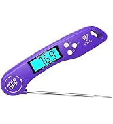 DOQAUS Digital Meat Thermometer, Instant Read Food Thermometer for Cooking, Kitchen Probe with Ba...