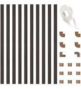 Delamu 157in Cord Covers for Wires on Wall, One-Cord Cord Hider, TV Cord Hider for Wall Mounted T...