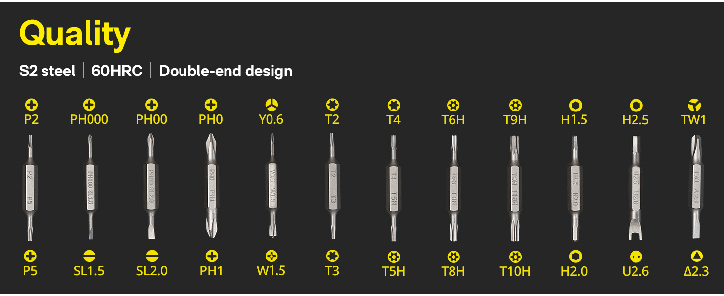 small screwdriver set for electronics pocket screwdriver screwdriver for glasses bit driver