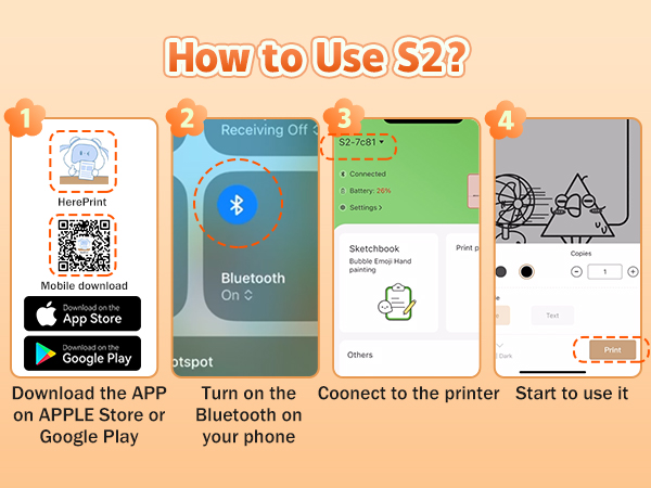 Portable Mini Printer