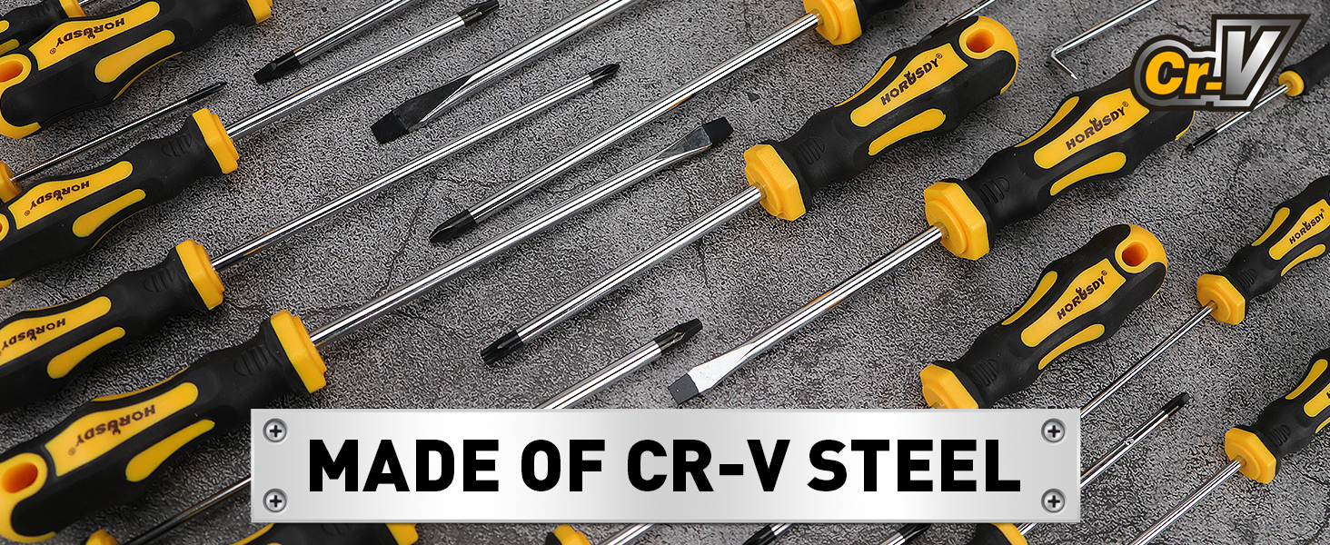 HORUSDY 140-Piece Magnetic Screwdriver Set 