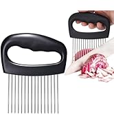 JAYVAR Extra-Large Onion Holder for Slicing, Onion Cutter Vegetable Chopper, Extra-Large Tomato S...
