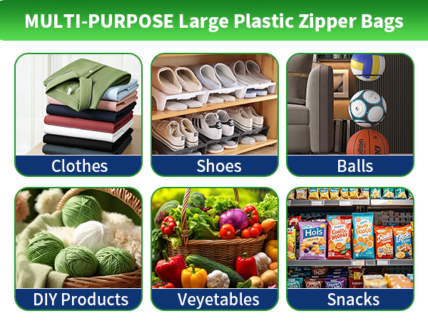 large ziplock bags for storage