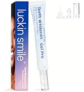 luckin smile Teeth Whitening Gel Pen, Pro Teeth Whitener Pen for Trays, 6% Hydrogen Peroxide Gels...