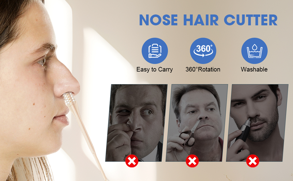 10PCS Nasal Hair Cutter
