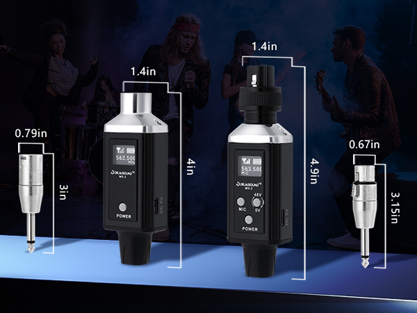 Wireless XLR Transmitter &amp; Receiver