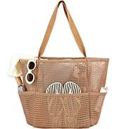GYEUKHAM Beach Bag for Women with Outer Pocket, Waterproof Large Tote Bag for Cruise Essentials