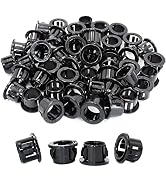 EASYEAH 1/2 inch(13mm) Cable Snap Bushing Grommet-Black Nylon Snap in Cable Hose Bushing Grommet ...