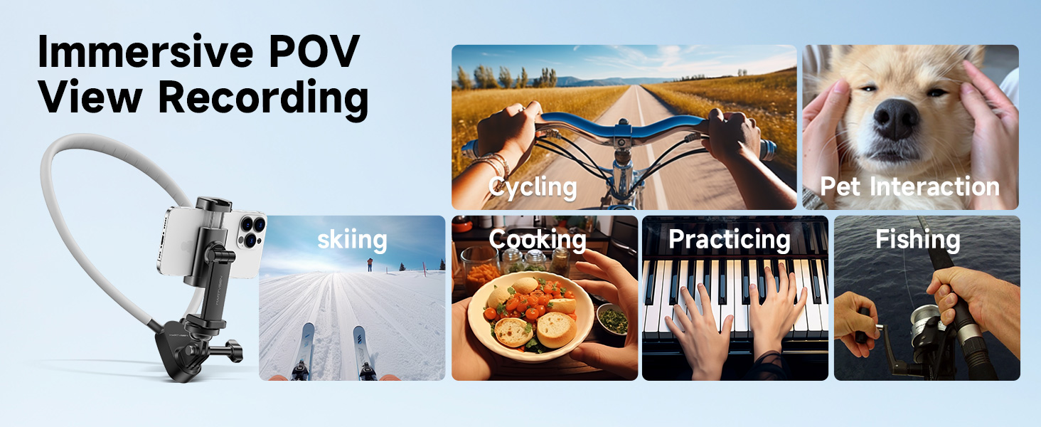 Immersive POV View Recording, Empower Your Mobile Filmmaking