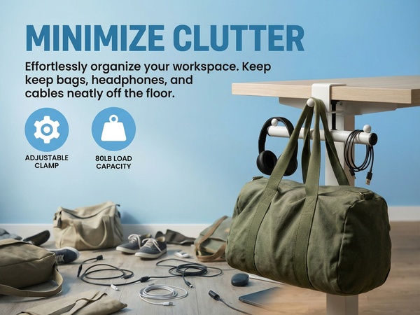 bag hook for desk