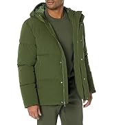 Essentials Mens Mid-Length Hooded Puffer Coat (Available in Big &amp; Tall)