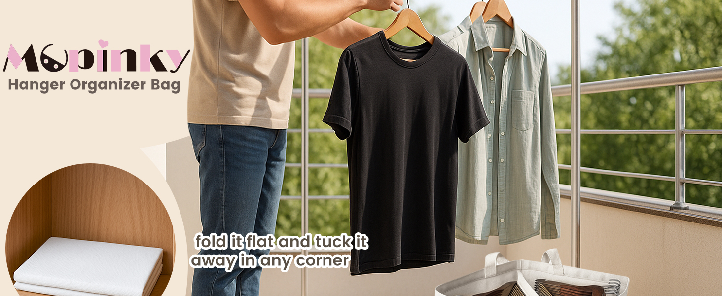 Clothes Hanger Organizer Bag